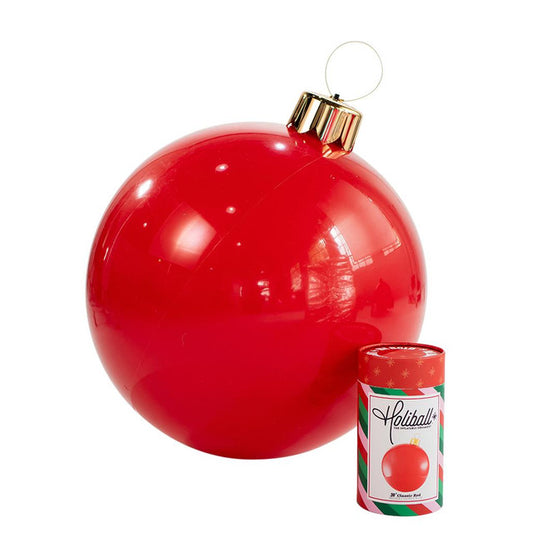 Classic Red Holiball Inflatable Ornament: Large (30")