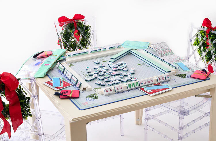 Holly Jolly Mahjong Mat