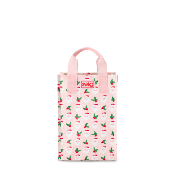 Holly Jolly Tall Reusable Gift Bag