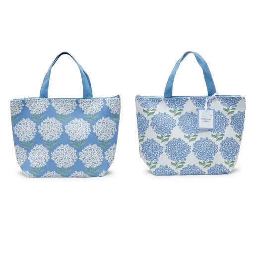 Hydrangea Thermal Lunch Tote Bag (Multiple Colors)