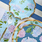 Wavy Appetizer/Dessert Bowl: Hydrangeas