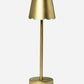 Gold Scalloped Edge LED Cordless Table Lamp