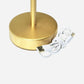 Gold Scalloped Edge LED Cordless Table Lamp