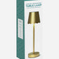 Gold Scalloped Edge LED Cordless Table Lamp