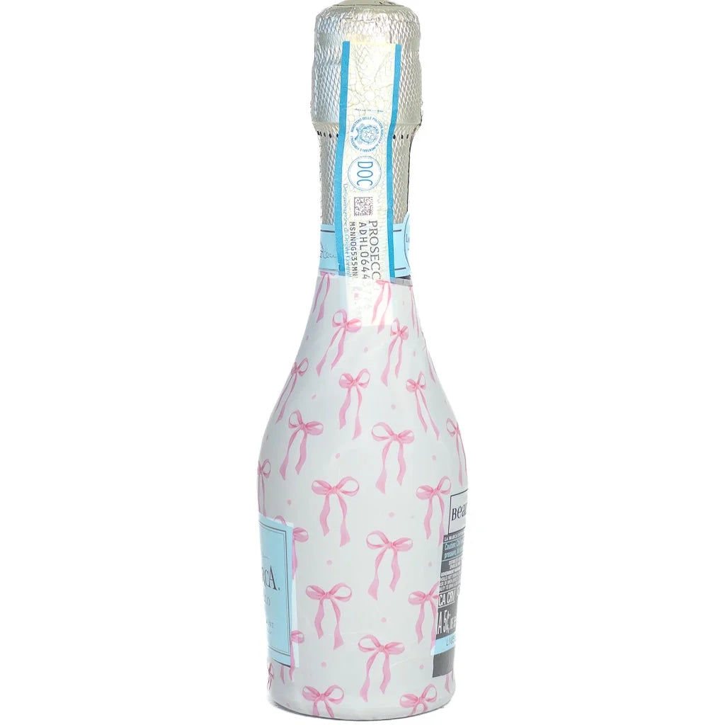 Pink Bows Bottle Wraps (Mini La Marca Edition - Set of 6)