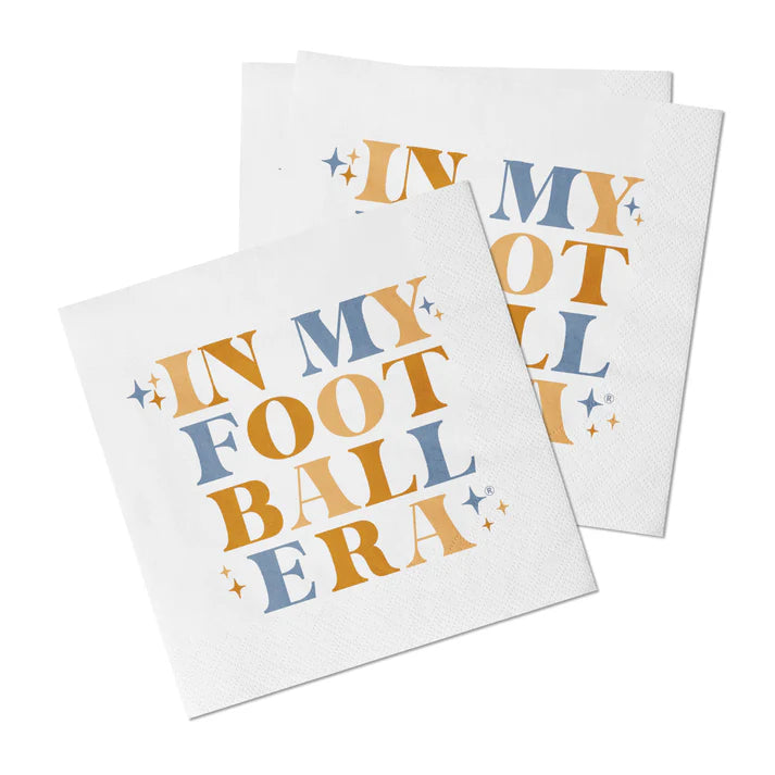 Orange & Blue "In My Football Era" Napkin Pack