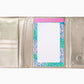 Gold Notepad Folio with Patterned Notepad