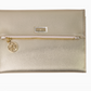 Gold Notepad Folio with Patterned Notepad