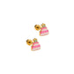 Birthday Cake Screwback Stud Earrings