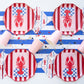 Palisades Blue Signature Cabana Stripe Paper Table Runner