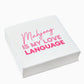 "Mahjong is My Love Language" Cocktail Napkins