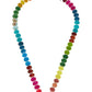 Lucy Multi-Colored Gemstone Beaded Charm Necklace Base