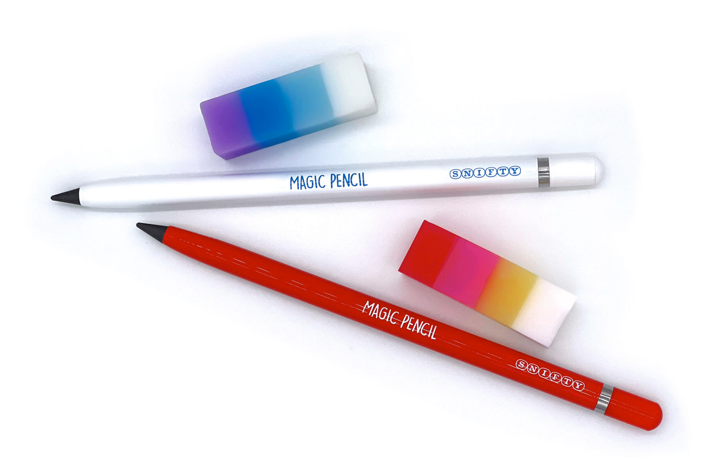 Magic Pencil & Eraser Set: White