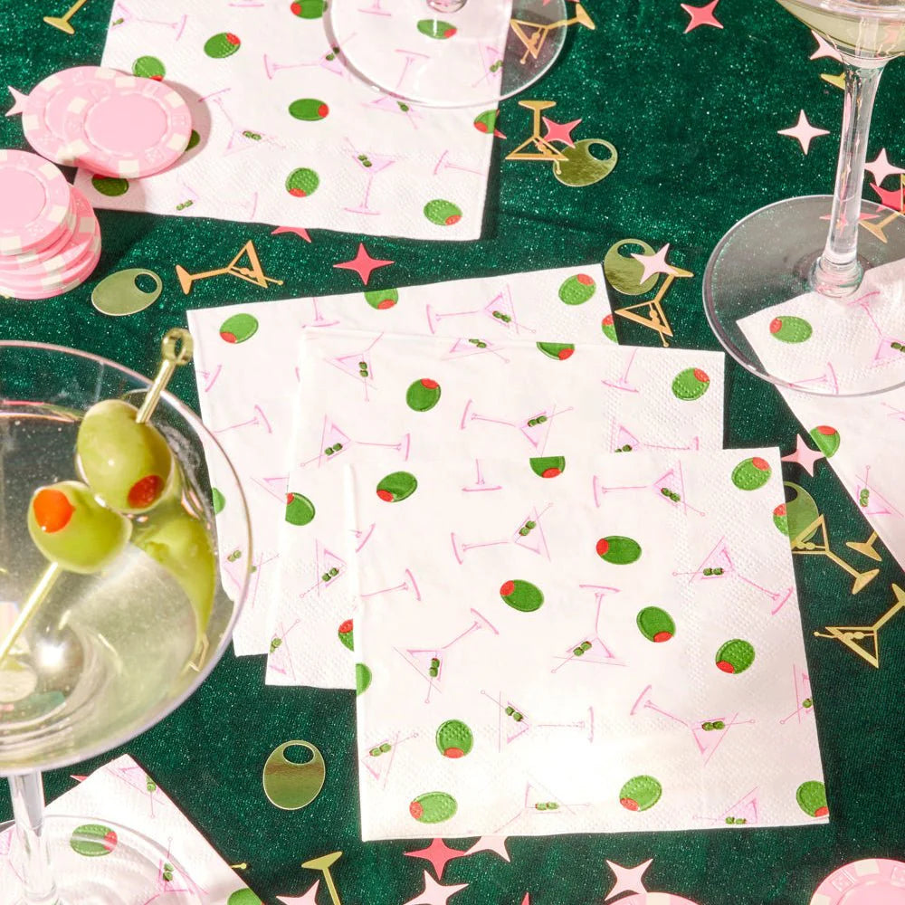 Martini Cocktail Napkins