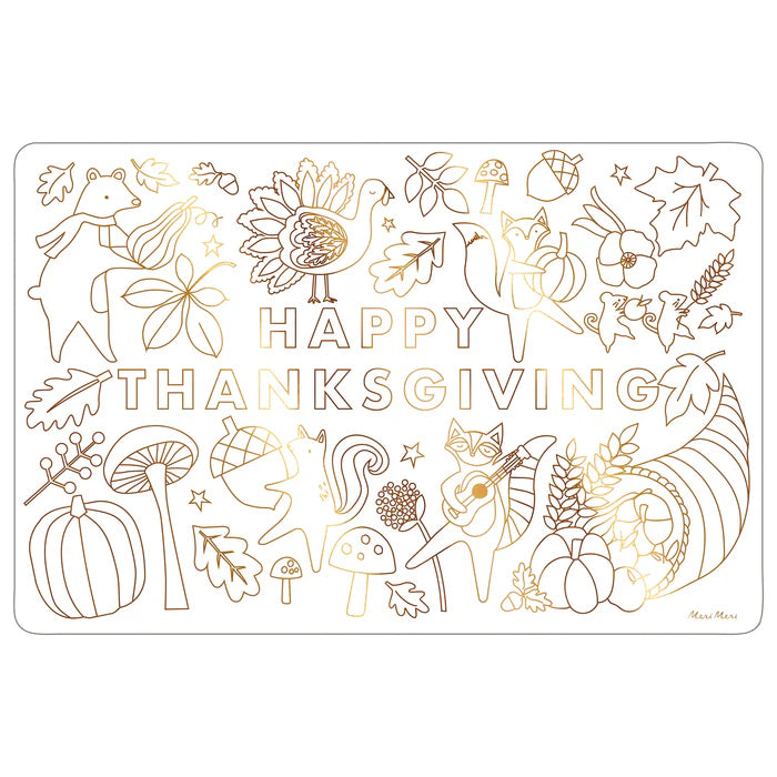 Thanksgiving Coloring Placemats