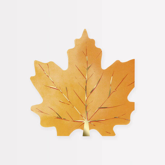 Maple Leaf Shaped Napkins