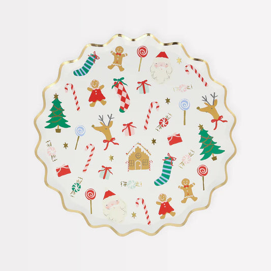 Jolly Christmas Side Plates