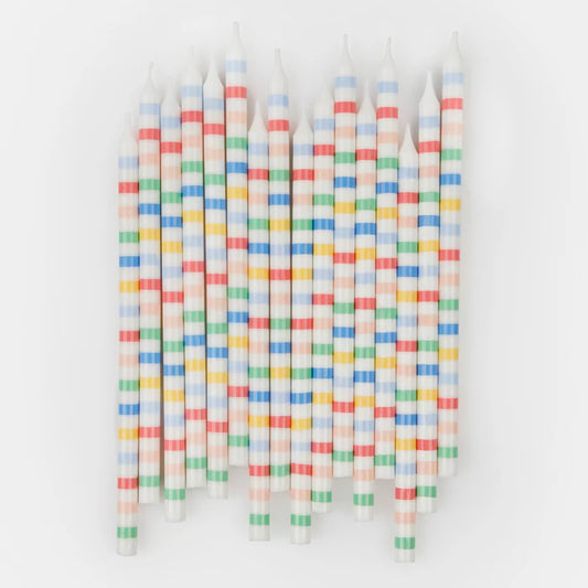 Multi Stripe Candles