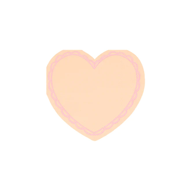 Small Napkins: Pastel Heart