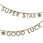 Gold Letter Garland Kit