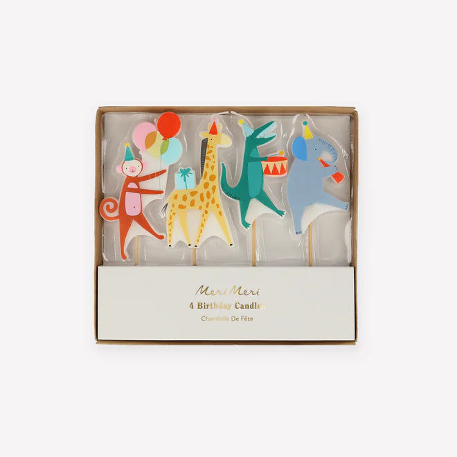 Animal Parade Candle Set