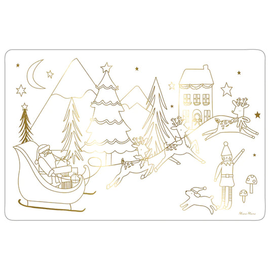 Coloring Placemats: Christmas