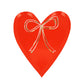 Heart with Bow Plates