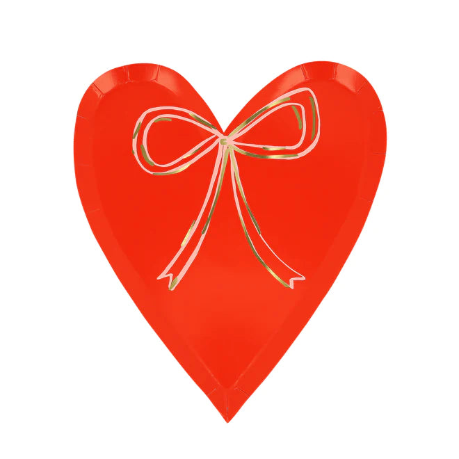 Heart with Bow Plates