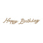 Gold Personalizable Birthday Garland Set