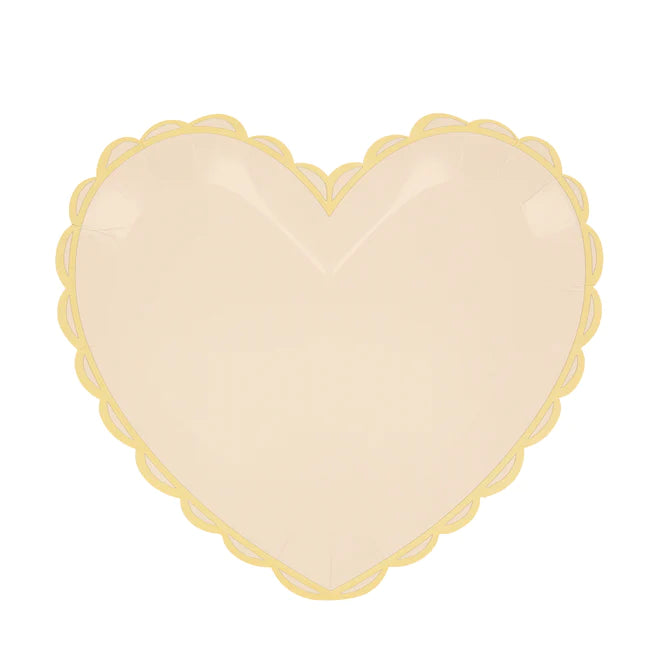 Large Plates: Pastel Hearts