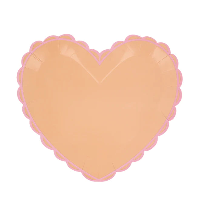 Large Plates: Pastel Hearts