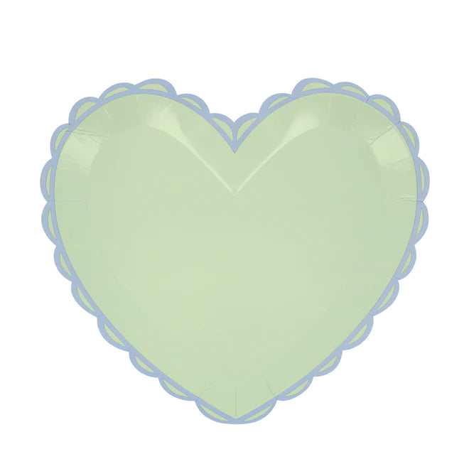 Large Plates: Pastel Hearts