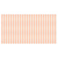 Peach Stripe Paper Tablecloth