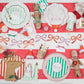 Glitter Bow Garland: Red & Pink