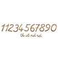 Gold Personalizable Birthday Garland Set