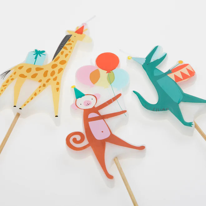 Animal Parade Candle Set