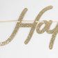 Gold Personalizable Birthday Garland Set