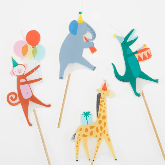 Animal Parade Candle Set