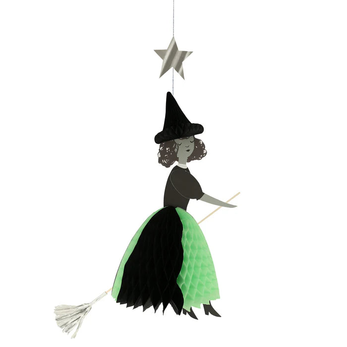 Flying Honeycomb Witch Decorations