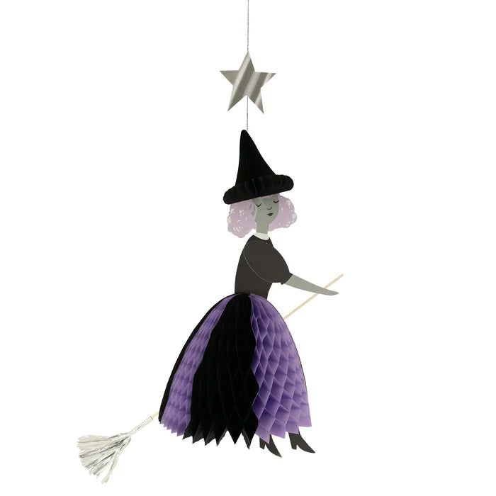 Flying Honeycomb Witch Decorations