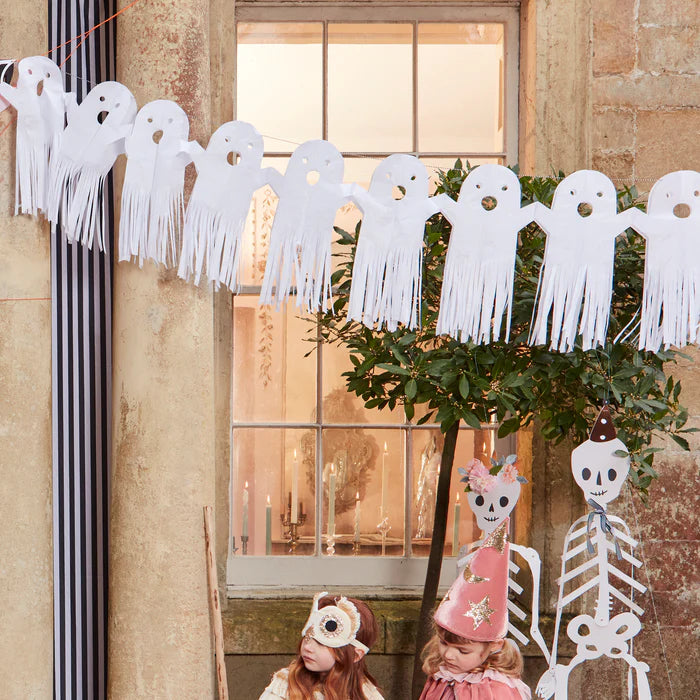 Tissue Paper Ghost Garland