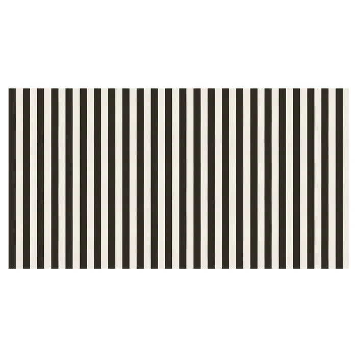 Black Striped Tablecloth