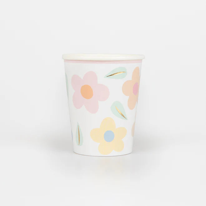 Happy Flower Party Cups