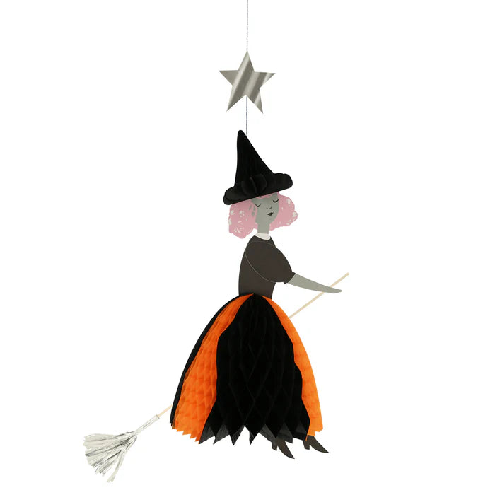 Flying Honeycomb Witch Decorations