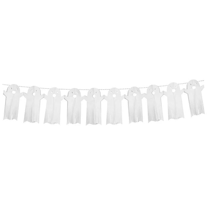 Tissue Paper Ghost Garland