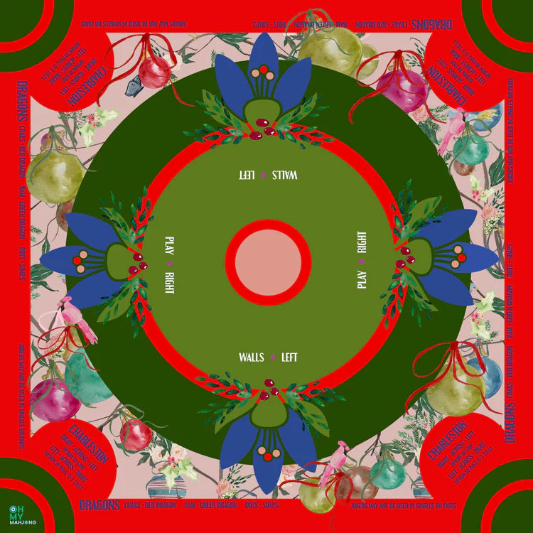 Merry Mahj x Brooke Wright Designs Mahjong Mat (Will Ship Around Nov 20)