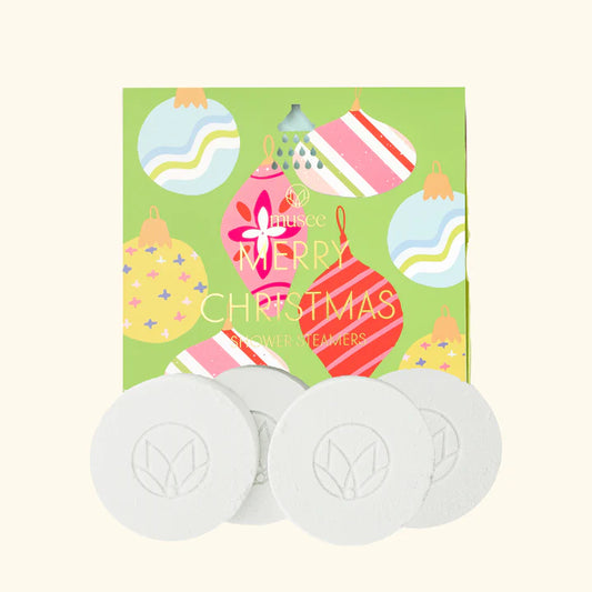 Merry Christmas Shower Steamers (French Pear & Gardenia)