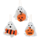 Felted Wool Ghost Ornaments (Multiple Styles Available)