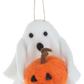Felted Wool Ghost Ornaments (Multiple Styles Available)