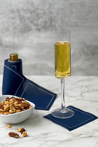 Midnight City Cotton Cocktail Napkin Roll